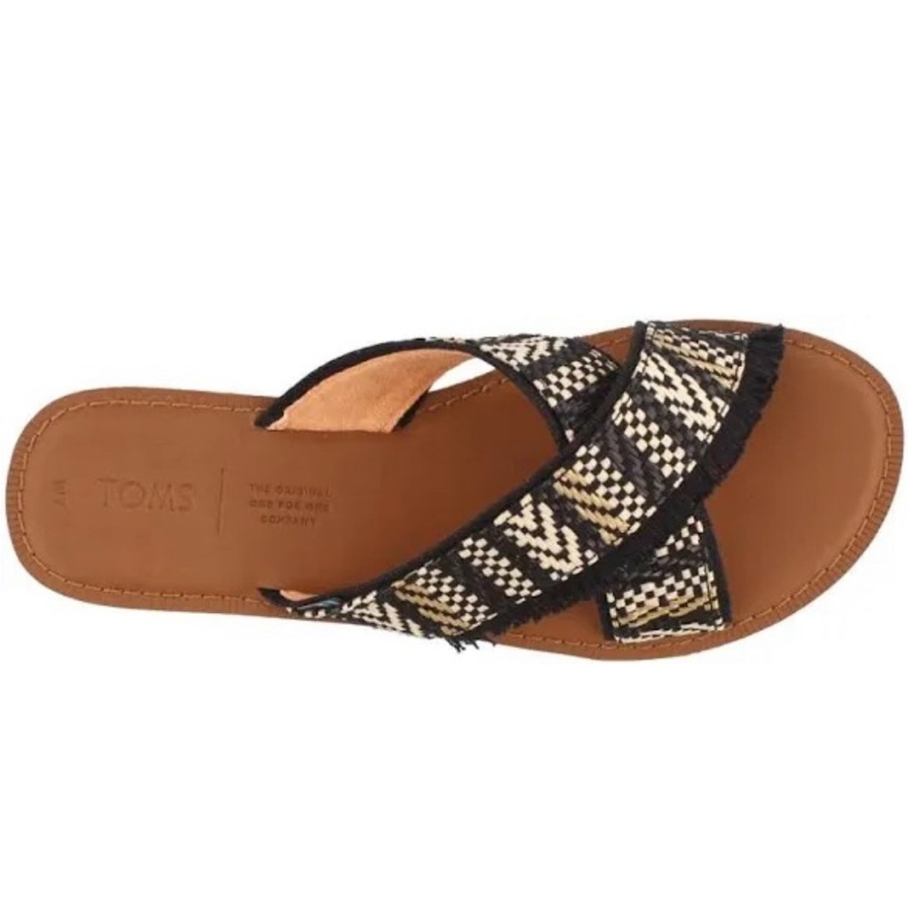 TOMS Women's Viv Geometric Woven Sandals